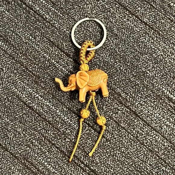 Pack of 2 -New Lucky Elephant Keychain/Purse Charm - Picture 2 of 6
